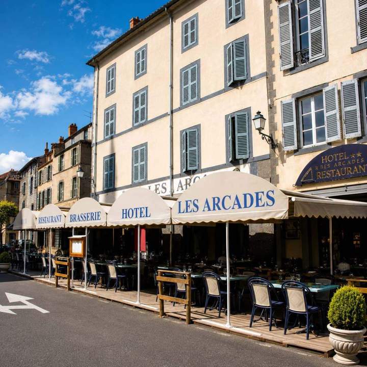 Espace ombragé pour manger en extérieur en été